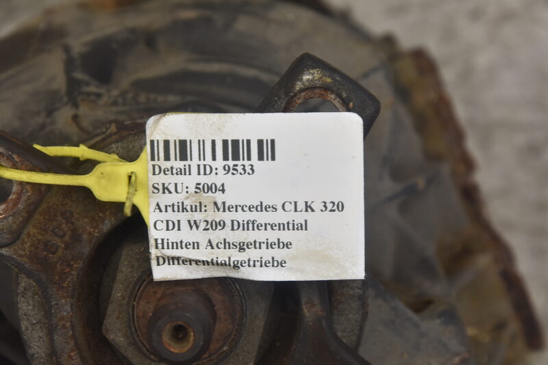 Mercedes CLK 320 CDI W209 Differential Hinten Achsgetriebe Differentialgetriebe Bild 9