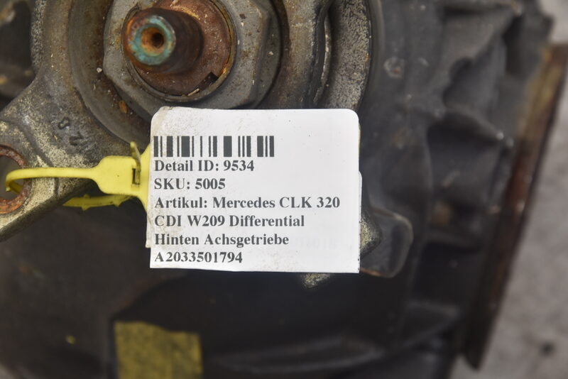 Mercedes CLK 320 CDI W209 Differential Hinten Achsgetriebe A2033501794 Bild 10