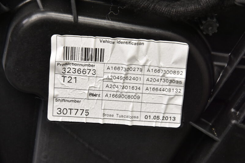 Mercedes GL GLS X166 Tür Hinten Links 040 Schwarz Bild 7