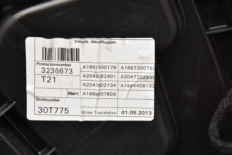 Mercedes GL X166 Tür Hinten Links 040 Schwarz Bild 5