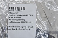 Mercedes GL GLS X166 Schalter Niveauregulierung Luftfederung  A1669051551 Bild 8