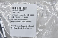 Mercedes GL X166 ML GLS GLE X166 Sitzheizung Schalter Bedienfeld  A1668206410 Bild 5