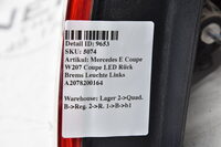 Mercedes E Coupe W207 Coupe LED Rück Brems Leuchte Links A2078200164 Bild 7