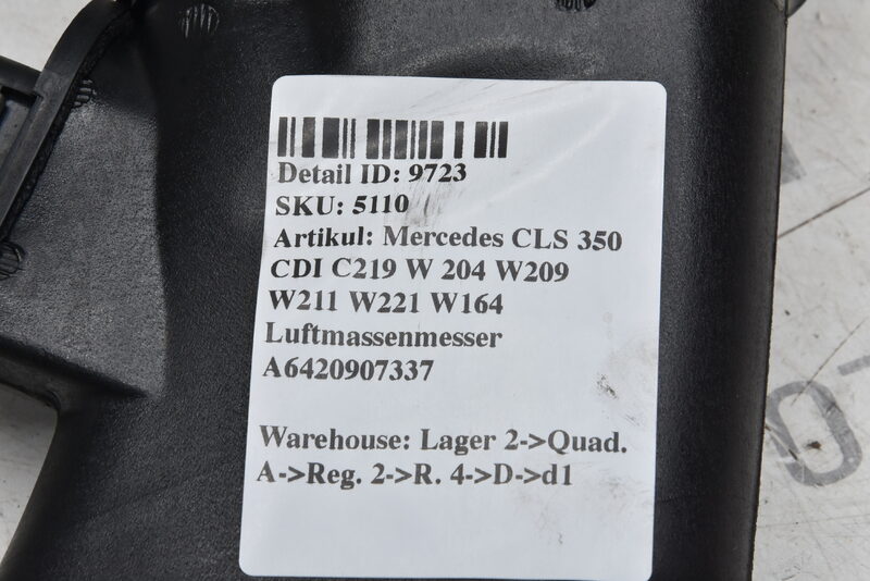 Mercedes CLS 350 CDI W219 W204 W209 W211 W221 W164 Luftmassenmesser A6420907337 Bild 9