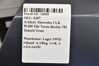 Mercedes CLK W209 Tür Vorne Rechts 755 Tenorit Grau Bild 10