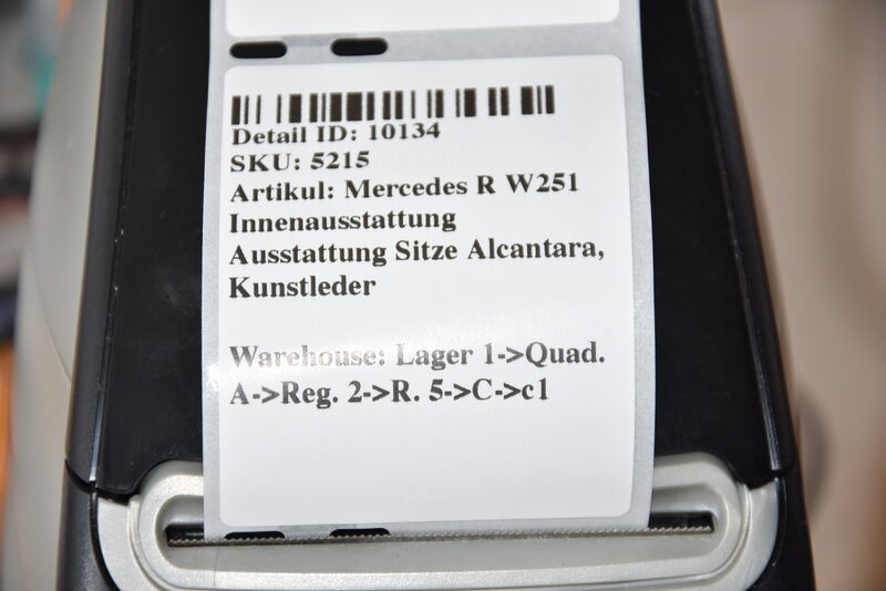Mercedes R Klasse W251 Innenausstattung Ausstattung Leder Sitze Grau Bild 10