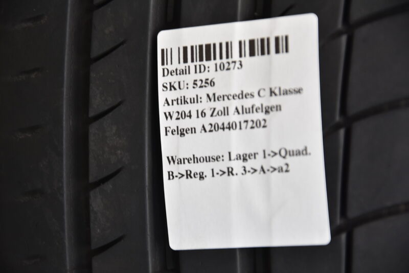 Mercedes C Klasse W204 16 Zoll Alufelgen Felgen A2044017202 Bild 10