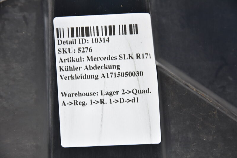 Mercedes SLK R171 Kühler Abdeckung Verkleidung A1715050030 Bild 8