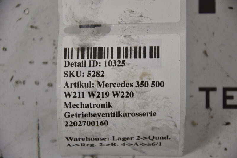 Mercedes 350 500 W211 W219 W220 Mechatronik Getriebeventilkarosserie 2202700160 Bild 6