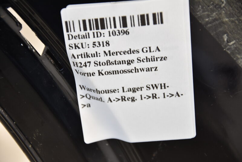 Mercedes GLA H247 Stoßstange Schürze Vorne Kosmosschwarz Bild 10