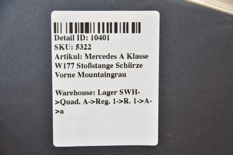 Mercedes A Klasse W177 Stoßstange Schürze Vorne Mountaingrau Bild 10