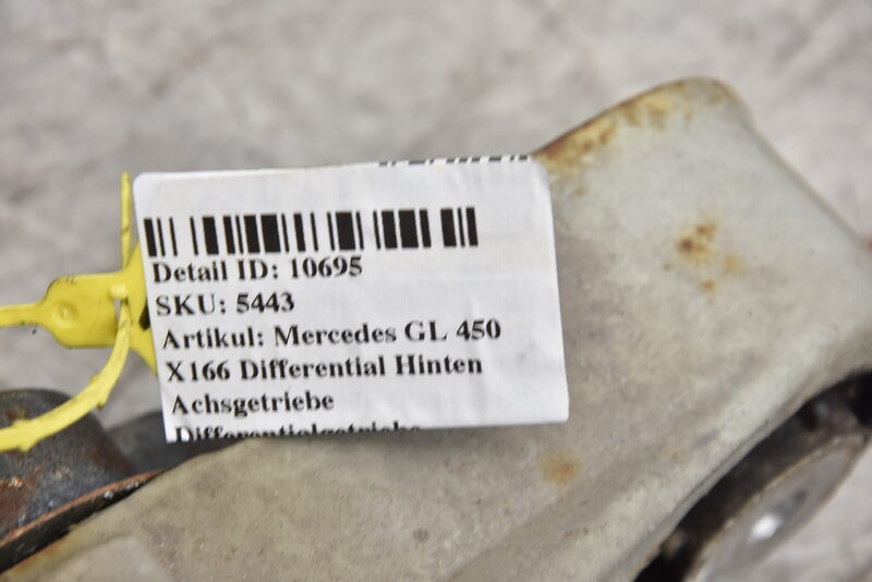 Mercedes GL 450 X166 Differential Hinten Achsgetriebe A1663501414 Bild 8