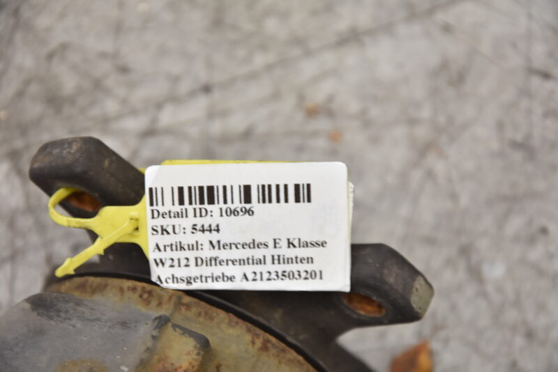Mercedes E Klasse W212 Differential Hinten Achsgetriebe A2123503201 Bild 9