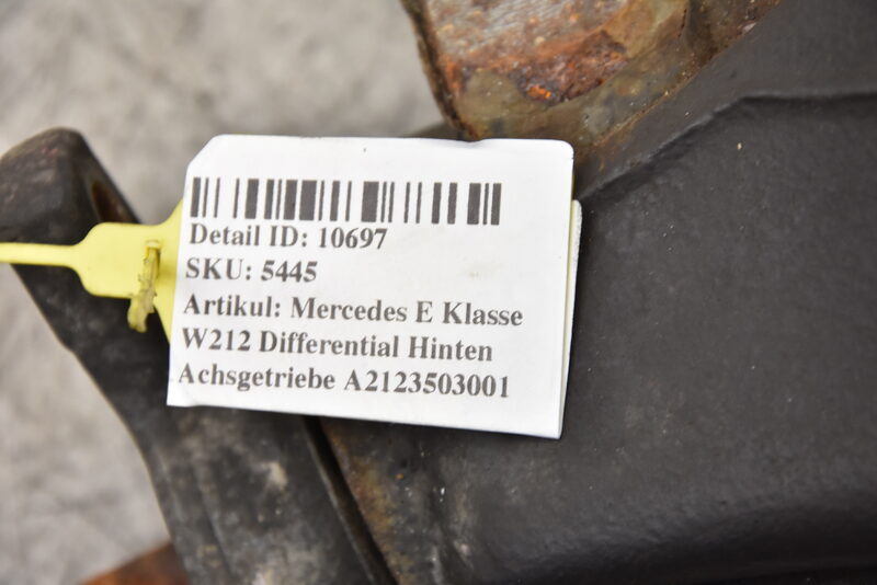 Mercedes E Klasse W212 Differential Hinten Achsgetriebe A2123503001 Bild 8