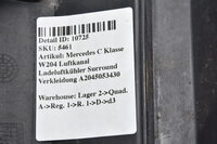 Mercedes C Klasse W204 Luftkanal Ladeluftkühler Surround Verkleidung A2045053430 Bild 7