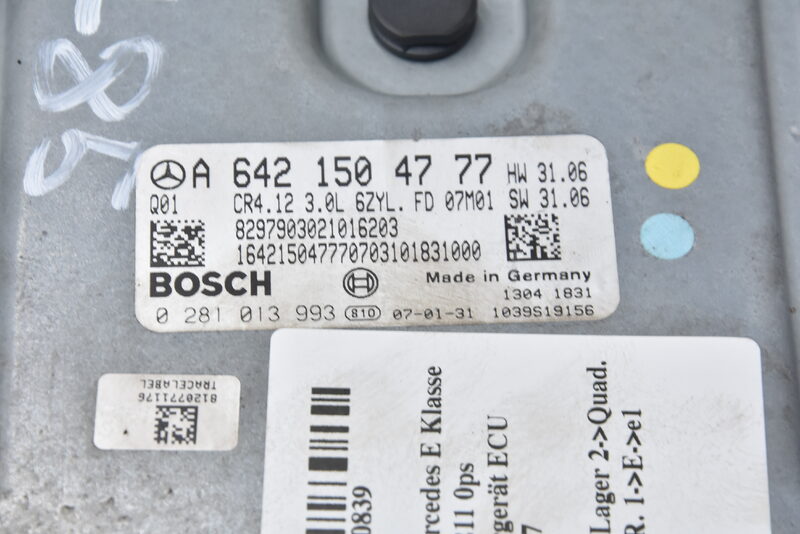 Mercedes E Klasse 320 CDI W211 Motorsteuergerät ECU A6421504777 Bild 3
