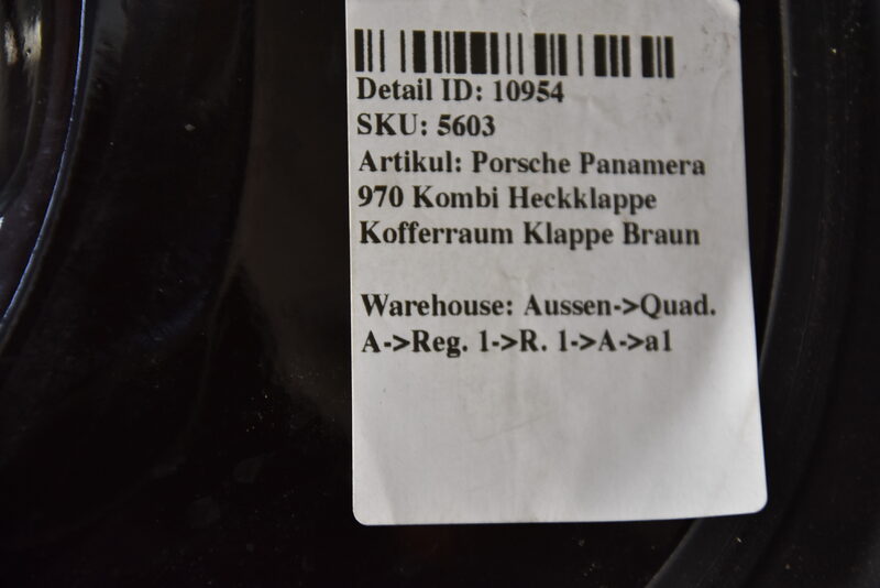Porsche Panamera 970 Heckklappe Kofferraum Klappe M8Y Mahogany-Metallic Bild 7