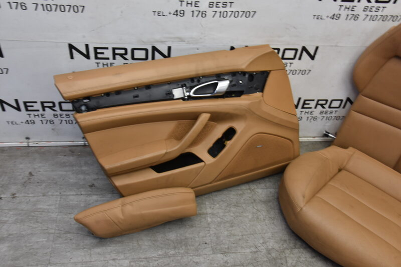 Porsche Panamera 970 Innenausstattung Ausstattung Sitze Leder Beige Bild 6