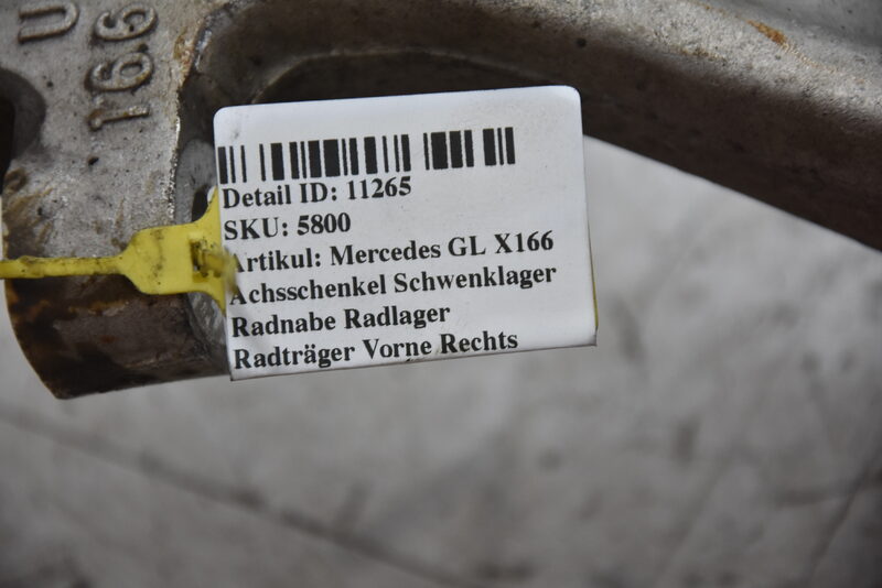 Mercedes GL X166 Achsschenkel Radnabe Radträger Vorne Rechts A1663301020 Bild 6
