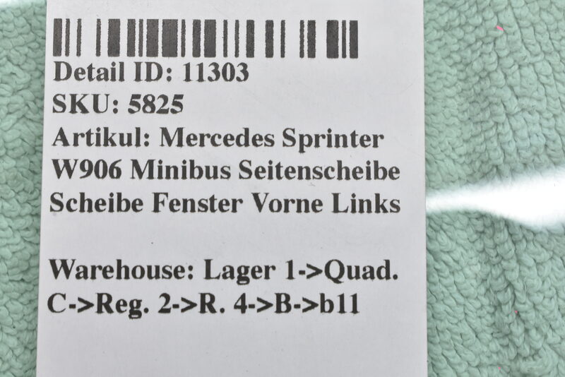 Mercedes Sprinter W906 VW Crafter Seitenscheibe Scheibe Fenster Vorne Links Bild 4