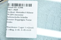 Mercedes S Klasse W220 Seitenscheibe Scheibe Fenster Doppelglas Vorne Links Bild 4
