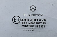 Mercedes S Klasse W220 Long Seitenscheibe Fenster Doppelglas Hinten Links Bild 3