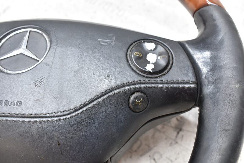 Mercedes S Klasse W221 Lenkrad Leder Multifunktion Schwarz A2218201711 Bild 8