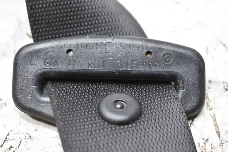 Mercedes S Klasse W221 Sicherheits Anschnall Gurt Hinten Links A2218601385 Bild 6
