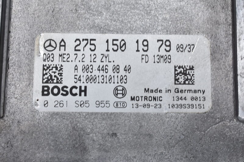 Mercedes S Klasse 600 W221 Motorsteuergerät ECU A2751501979 Bild 4