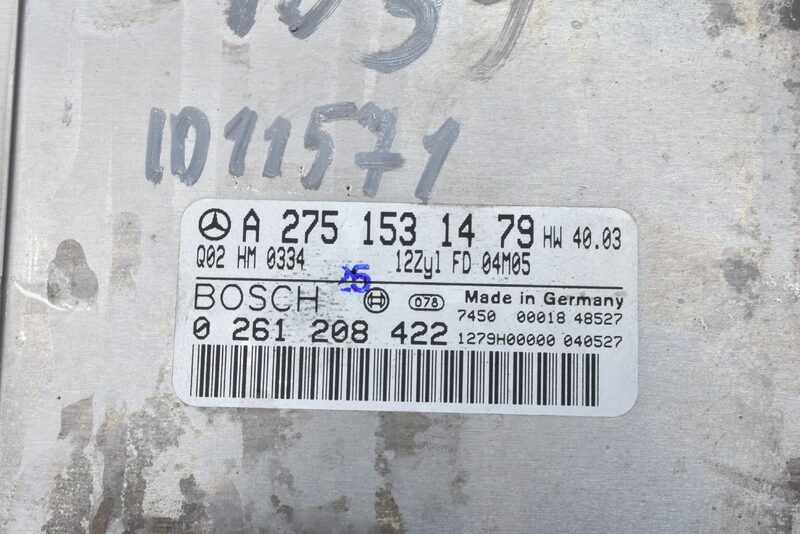 Mercedes S Klasse 600 W220 Motorsteuergerät ECU A2751531479 Bild 4