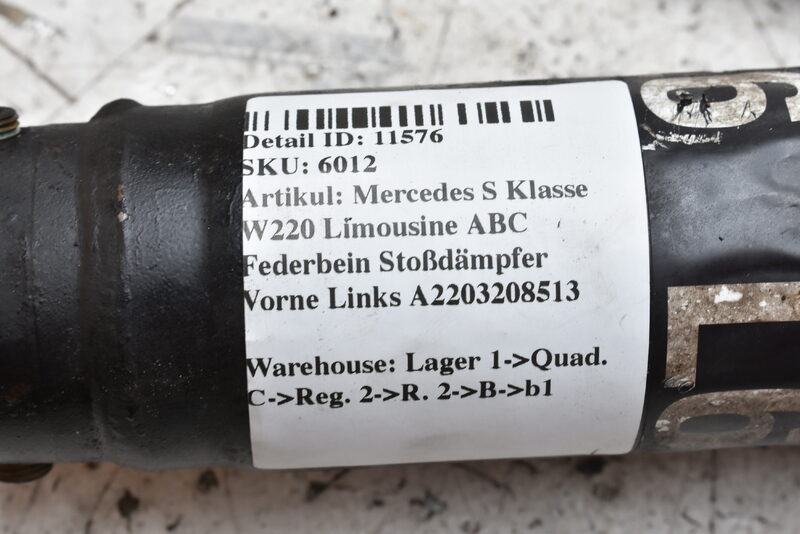 Mercedes S Klasse W220 ABC Federbein Stoßdämpfer Vorne Links A2203208513 Bild 9