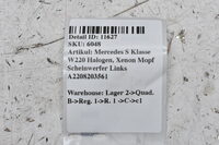 Mercedes S Klasse W220 Mopf Xenon Scheinwerfer Links A2208203561 Bild 9