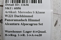 Mercedes S Klasse W221 Dachhimmel Panoramadach Himmel Alcantara Set A2216903650 Bild 7