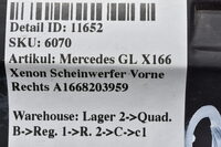 Mercedes GL X166 Xenon Scheinwerfer Vorne Rechts A1668203959 Bild 10