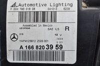 Mercedes GL X166 Xenon Scheinwerfer Vorne Rechts A1668203959 Bild 9