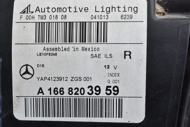 Mercedes GL X166 Xenon Scheinwerfer Vorne Rechts A1668203959 Bild 9