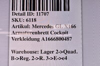 Mercedes GL X166 Armaturenbrett Cockpit Verkleidung A1666800487 Bild 6