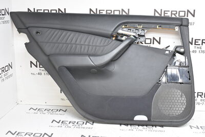 Mercedes S W220 Lang Türverkleidung Türpappe Schwarz Hinten Links A2207300963