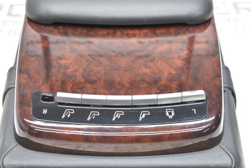 Mercedes S Klasse W221 Mittelkonsole Mitteltunnel Armlehne Schwarz A2218400974 Bild 3