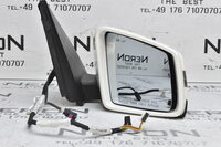Mercedes GL X166 Außen Seiten Spiegel Rechts 799 Diamantweiss Perl A1668106216 Bild 4