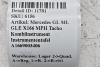 Mercedes GL ML GLE X166 MPH Tacho Kombiinstrument Instrumententafel A1669003406 Bild 8