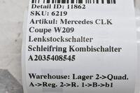 Mercedes CLK W209 W203 Lenkstockschalter Schleifring Kombischalter A2035408545 Bild 5