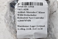 Mercedes C Klasse W204 Drehschalter Bedienfeld Navi Controller A2048707458 Bild 5