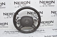 Mercedes GL X166 ML W166 Lenkrad Leder Multifunktion Beige A1664605303 Bild 1