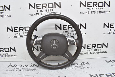 Mercedes GL X166 ML W166 Lenkrad Leder Multifunktion Beige A1664605303