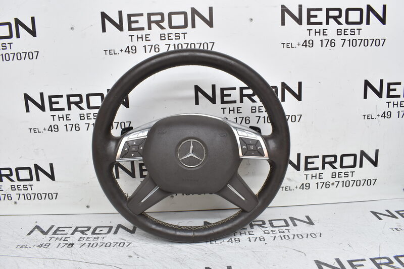 Mercedes GL X166 ML W166 Lenkrad Leder Multifunktion Beige A1664605303