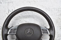 Mercedes GL X166 ML W166 Lenkrad Leder Multifunktion Beige A1664605303 Bild 4