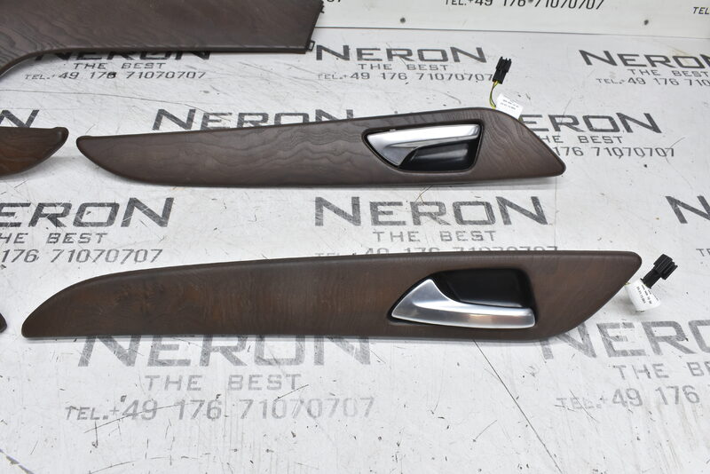 Mercedes GL X166 Innendecor Dekorleisten Holz Braun Set Bild 2