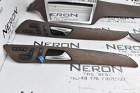 Mercedes GL X166 Innendecor Dekorleisten Holz Braun Set Bild 3