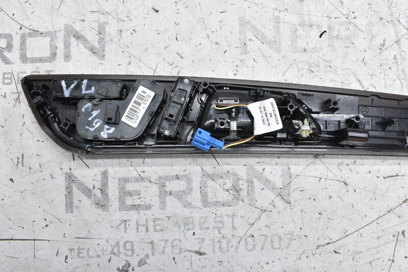 Mercedes GL X166 Innendecor Dekorleisten Holz Braun Set Bild 8